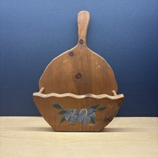 Vintage Wood China Wall Shelf