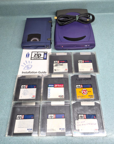 Iomega vintage drive lot zip - lot,