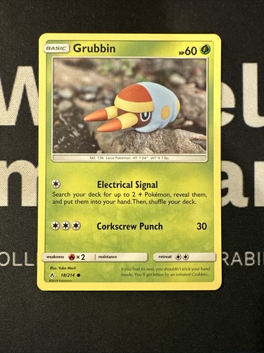Pokemon grubbin 214 - -, 18/214