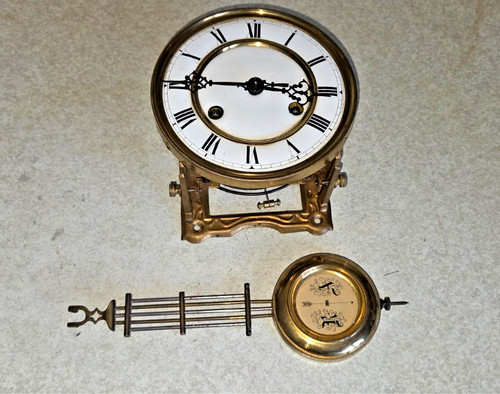 Antique vienna clock white - clock,