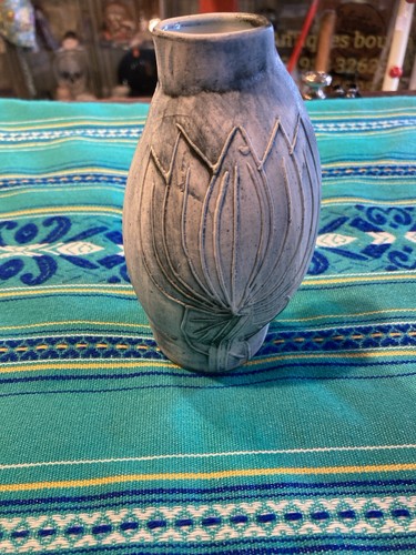 Carn pottery melon vase signed - pottery,
