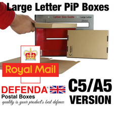 C5 A5 BOXES Royal Mail Postage PiP POSTAL LARGE LETTER Size QUALITY CARDBOARD  