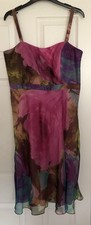 Michel Ambers Silk Dress Size