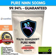 NMN 500mg Capsules 99.94% Pure