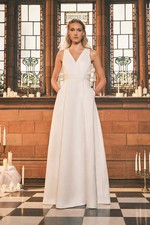 Coast Ivory Fit & Flare Dress