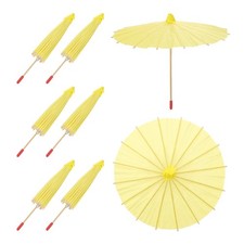 6 Pcs Paper Umbrellas ,8"