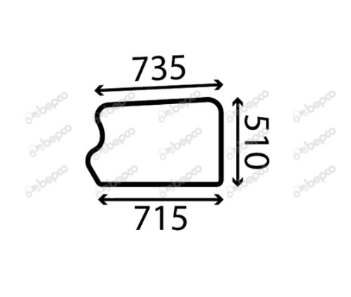 For jcb telehandler door - for,