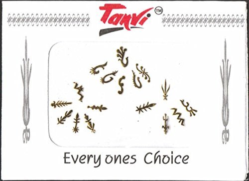 Indian bindi golden assorted - indian,