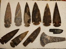 Stone Age Set B-Stock 11 Pieces Flint Knapping Age Pierre Pietra eta Reproductions