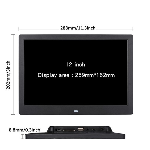 Inch digital photo frame - 12,