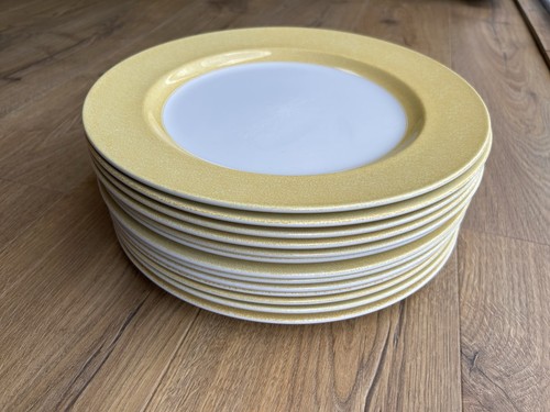 Spode vermicelli yellow plate - vermicelli,