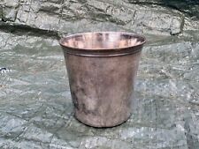 ANTIQUE CHRISTOFLE SILVER PLATED CUP - FRENCH MAKER STAMPED MARKINGS MUG
