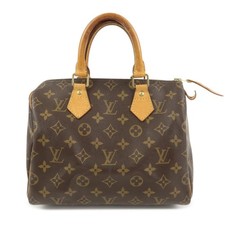 Louis Vuitton Monogram Speedy 25 Boston Bag Hand Bag Brown M41528 Auth Used F/S
