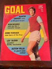 Goal Soccer Weekly Magazine: No. 124, December 19, 1970.  Very Good Condition.