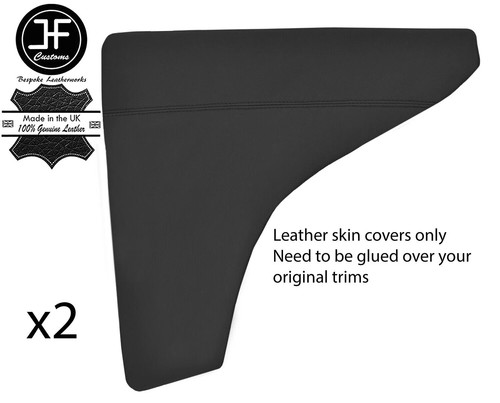 Black real leather rear - leather,