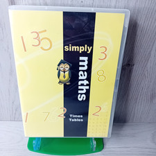 SIMPLY MATHS TIMES TABLES PC CD ROM - RARE RETRO SOFTWARE EDUCATIONAL