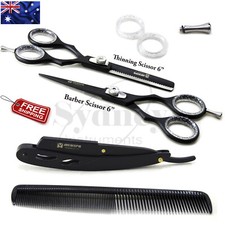 Barber Scissor Salon Thinning Shear & Hair Combs Equipment Tools