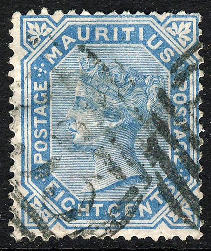 Mauritius 1880 eight cents - eight,