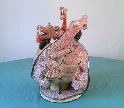 Unusual dragon sculpture - dragon,