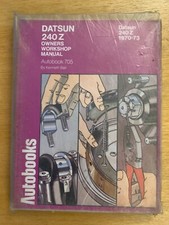 Datsun 240Z  1970 - 73 Autobooks Workshop manual