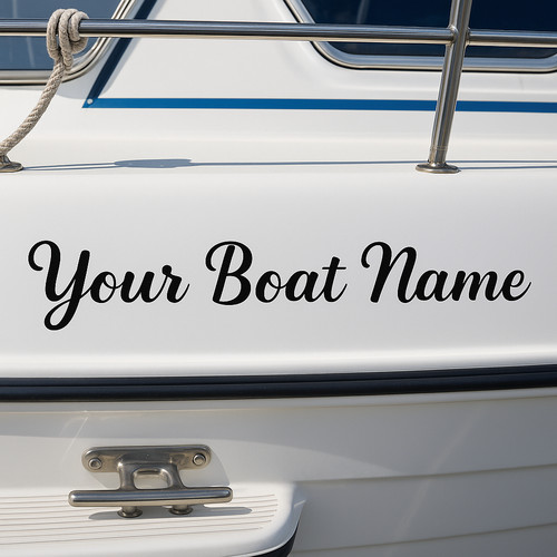 Personalised boat name - personalised, sticker
