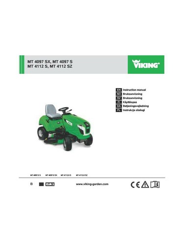 Viking mt4097 ride tractor - viking,