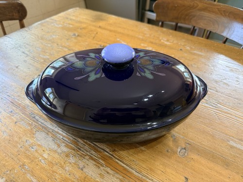 Denby baroque lidded - baroque, oval