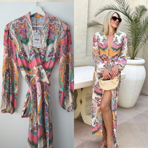 Zara oriental print - oriental, midi