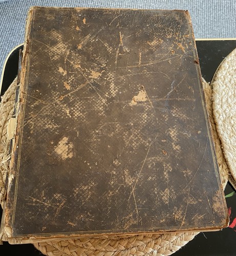 Vintage antique bible leather - vintage,