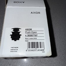 Axor White Basin Waste Push