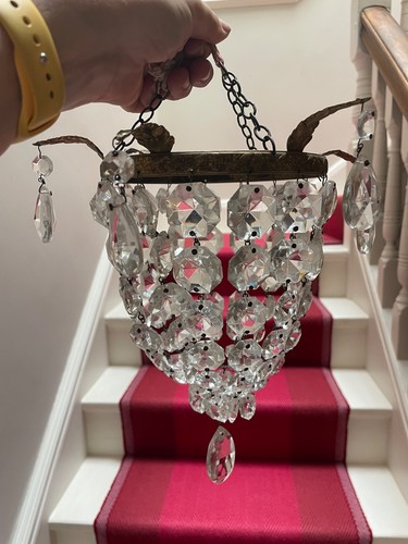 Vintage french empire crystal - french,