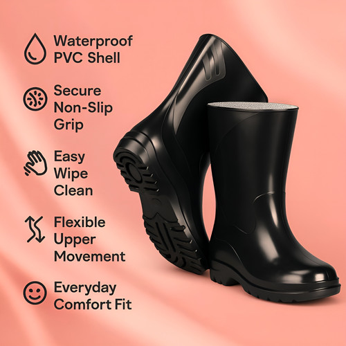 Women black waterproof - black,