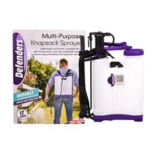 Defenders Knapsack Multi-Purpose Pressure Sprayer Backpack – 12L New RRP £49.99