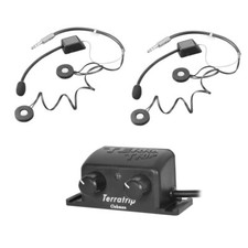 Terratrip Clubman INTERCOM ALL SET Amplifier 2 x Headset Open Face Helmet