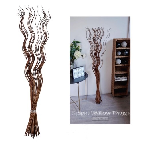 Brown twisted spiral - brown,