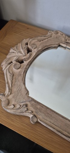 Shabby chic mirror painted - shabby,