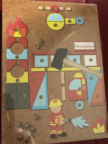Wooden pin cork - toys, new