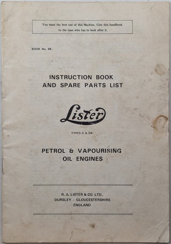Original lister instruction - original,