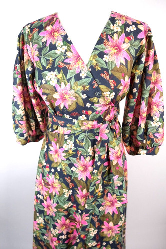 Sale long wrap dress - s, l