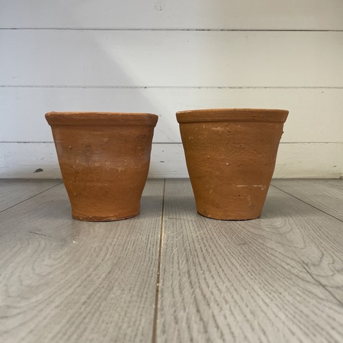 Pair vintage hand thrown - vintage,