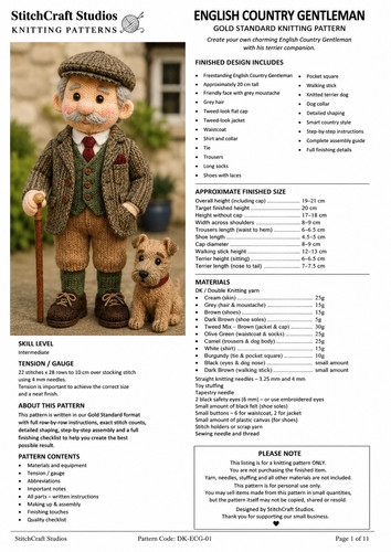 English country man flat - man, cap