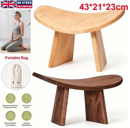 Wooden meditation bench - wooden,