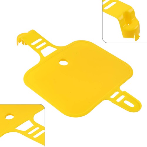 Yellow front number - plate, for