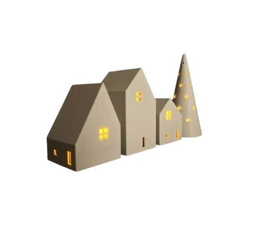 Pcs christmas village - pcs, of