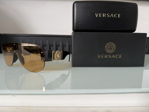 Versace sunglasses black gold - versace,