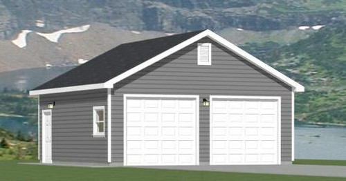 24x24 car garage 576 - 2-car,