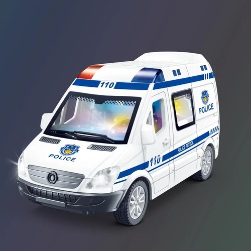 White police vehicles toys - police,
