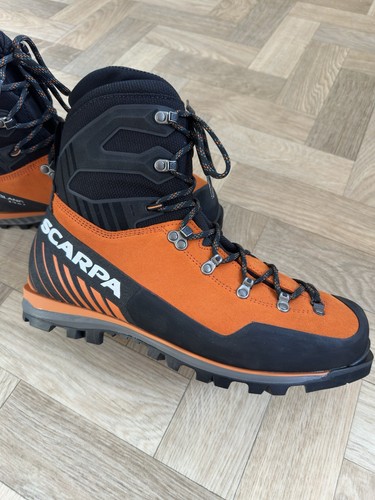 Scarpa mont blanc pro gtx - blanc,