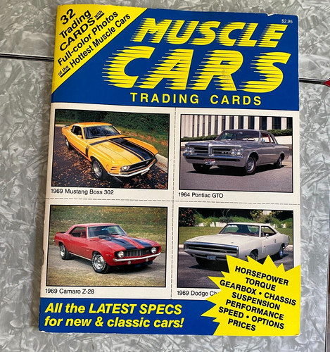 Muscle cars trading cards - trading,