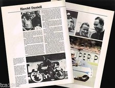 Old HAROLD DANIELL MOTORCYCLE